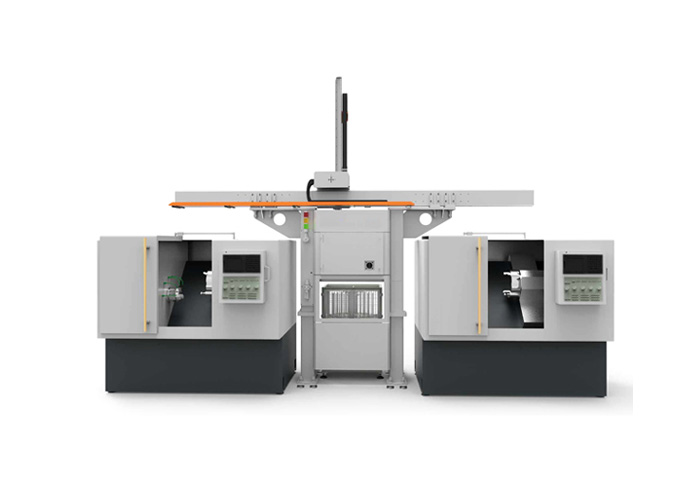 Loading and unloading robotic arm