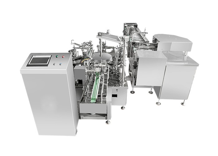 Flat push bag packaging machine